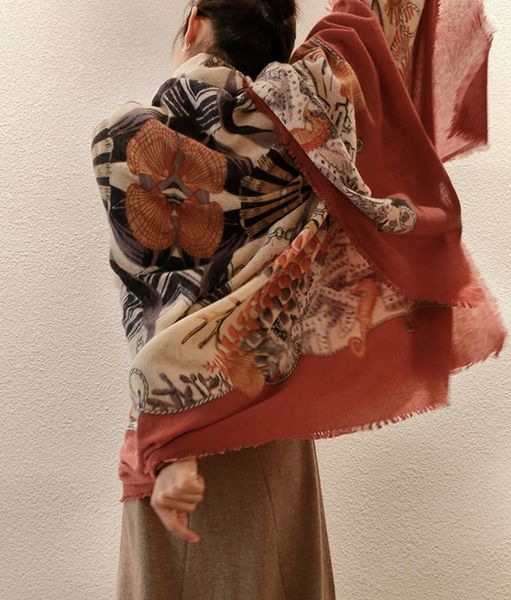 scarves super large size 100% boiled wool women classic ink paint print scarf shawl 190x135cm retail wholesale, Blue;gray
scarves super large size 100% boiled wool women classic ink paint print scarf shawl 190x135cm retail wholesale, Blue;gray