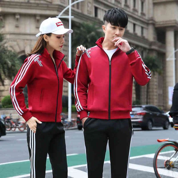 tracksuits 2021 spring and autumn sports suit men's sweater leisure slim fit school uniform women's two-piece couple, Gray
tracksuits 2021 spring and autumn sports suit men's sweater leisure slim fit school uniform women's two-piece couple, Gray