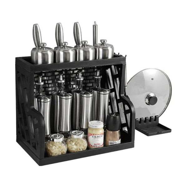 kitchen organizer wall mount bracket storage rack spice jar cabinet shelf gadget supplies seasoning & organization
kitchen organizer wall mount bracket storage rack spice jar cabinet shelf gadget supplies seasoning & organization