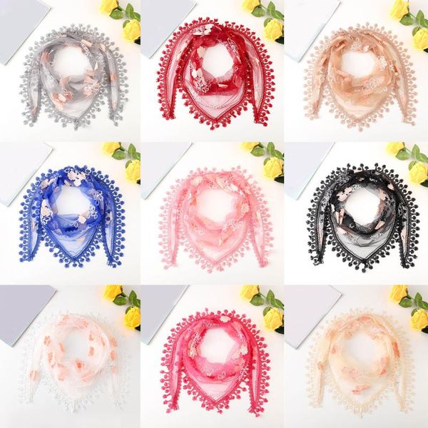 scarves 1pc fashion female women tassel shawls and autumn silk flower lace triangle pendant scarf, Blue;gray
scarves 1pc fashion female women tassel shawls and autumn silk flower lace triangle pendant scarf, Blue;gray