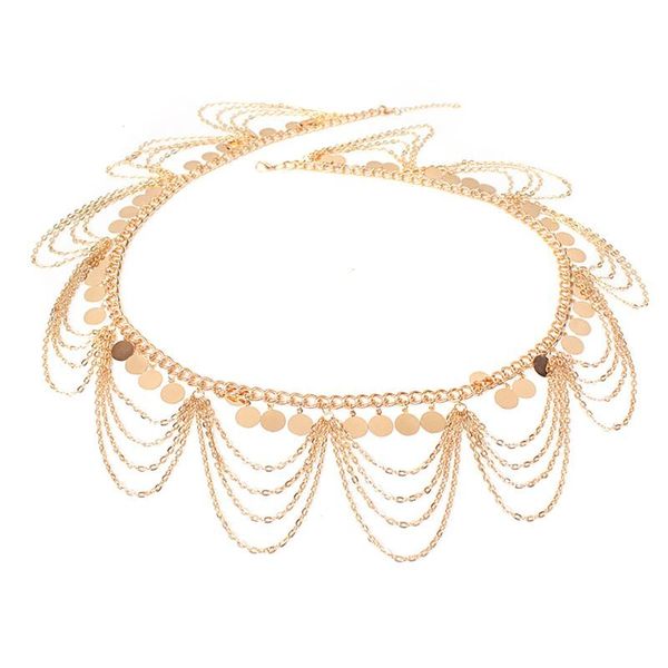 multi-layer tassel belly chain retro waist belt chains summer beach body jewelry for women, Silver
multi-layer tassel belly chain retro waist belt chains summer beach body jewelry for women, Silver