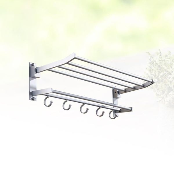 towel racks 1pc punch-rack space aluminum flexible folding double-layer holder for bathroom (silver 60cm)
towel racks 1pc punch-rack space aluminum flexible folding double-layer holder for bathroom (silver 60cm)