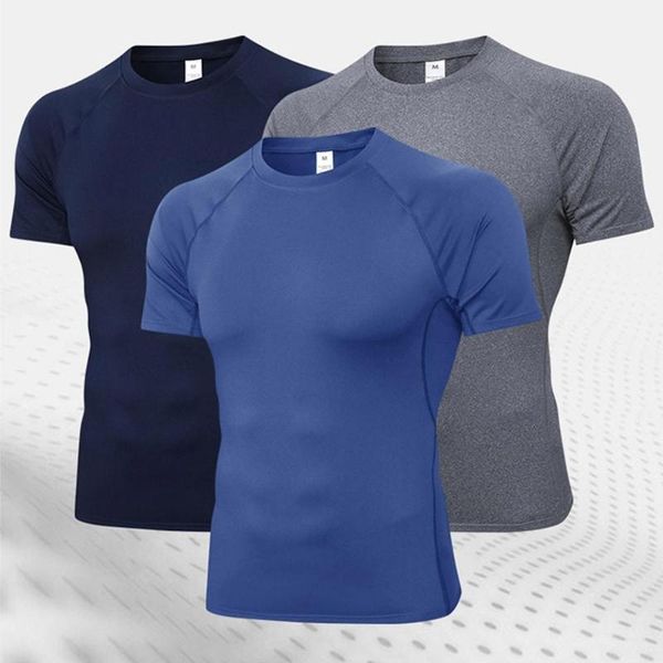 running jerseys men's quick-drying shirts wicking t-shirt high stretch training short-sleeved sports fitness clothes, Black;blue
running jerseys men's quick-drying shirts wicking t-shirt high stretch training short-sleeved sports fitness clothes, Black;blue