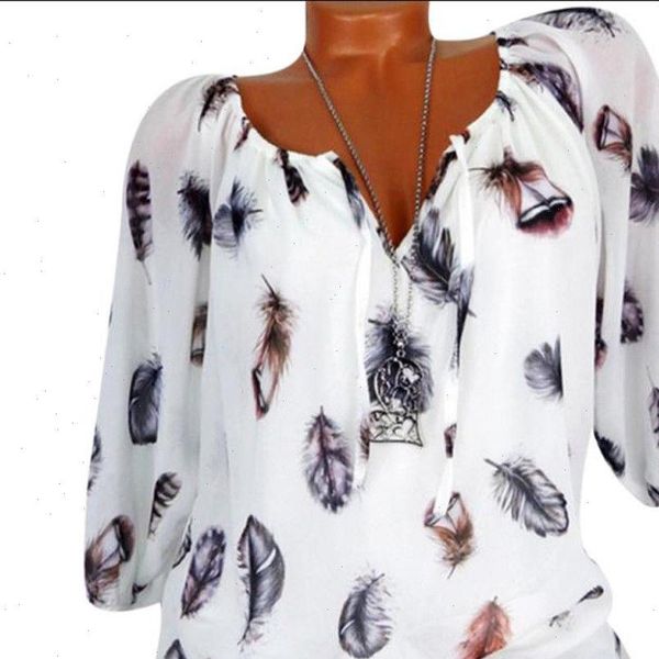 womens shirts 4xl plus size women tunic shirt summer 3 4 sleeve floral print v neck blouses and with, White
womens shirts 4xl plus size women tunic shirt summer 3 4 sleeve floral print v neck blouses and with, White