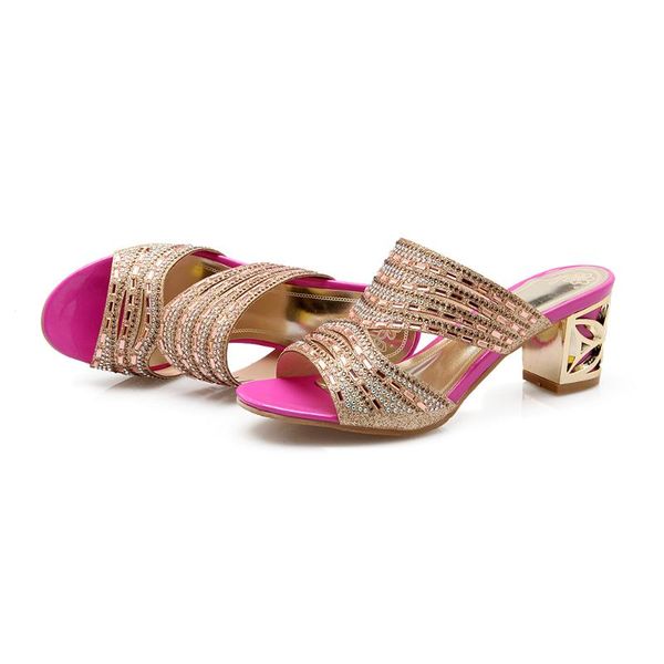 slippers pqecfs big size 33-44 summer fashion women mixed colors rhinestones med heels sandals 2, Black
slippers pqecfs big size 33-44 summer fashion women mixed colors rhinestones med heels sandals 2, Black