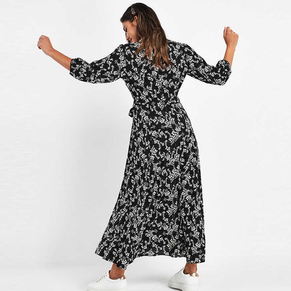 2021vintage floral print maxi women boho three quarter sleeve long turn down collar casual shirt dresses robe, Black;gray
2021vintage floral print maxi women boho three quarter sleeve long turn down collar casual shirt dresses robe, Black;gray
