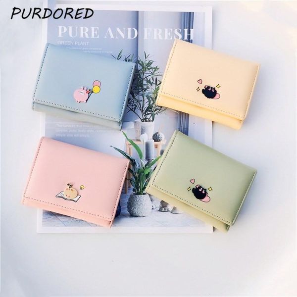 card holders purdored 1 pc candy color women wallet leather cute cartoon business holder bank young lady case mini, Brown;gray
card holders purdored 1 pc candy color women wallet leather cute cartoon business holder bank young lady case mini, Brown;gray