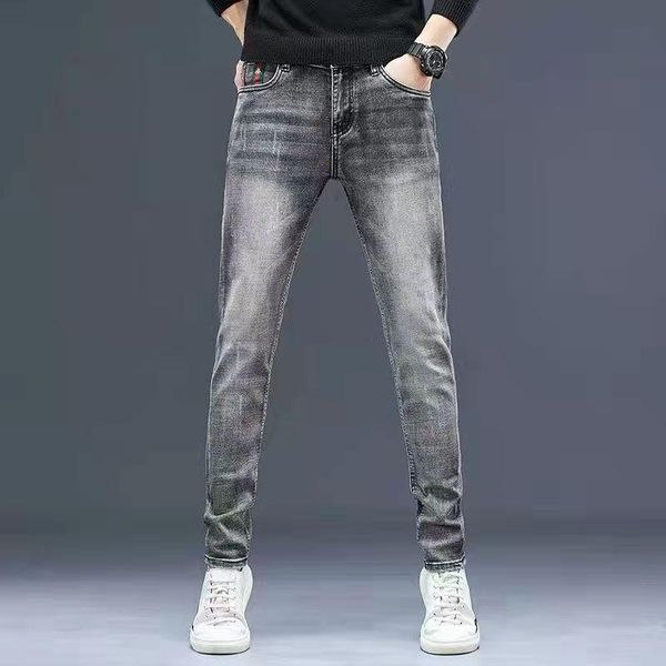 men's jeans fashion fall harajuku style cotton slim stretch business leggings ity denim mens pants baggy, Blue
men's jeans fashion fall harajuku style cotton slim stretch business leggings ity denim mens pants baggy, Blue