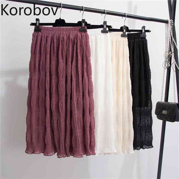 korobov korean holiday beach style solid skirt women high waist hip pleat jupe femme slim casual faldas mujer summer new 210430, Black
korobov korean holiday beach style solid skirt women high waist hip pleat jupe femme slim casual faldas mujer summer new 210430, Black
