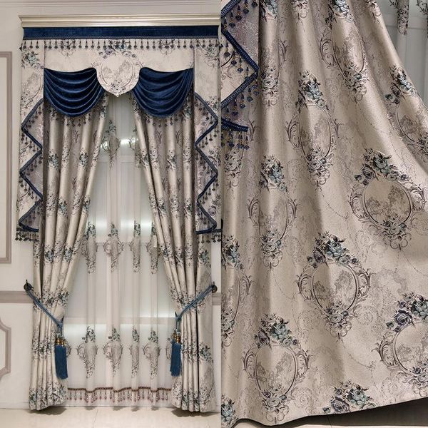 european style jacquard curtains blackout can be customized for living room bedroom curtain & drapes
european style jacquard curtains blackout can be customized for living room bedroom curtain & drapes