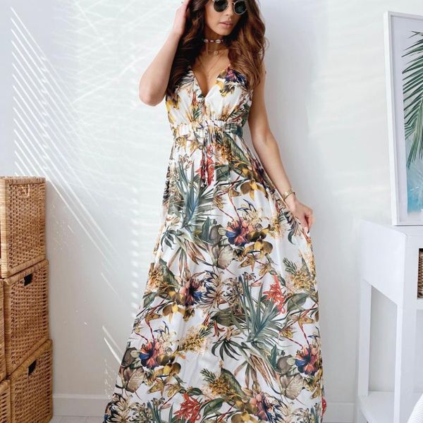 casual dresses ladies slim fit stretch waist long dress printed lace sleeveless backless elegant sling v neck party, Black;gray
casual dresses ladies slim fit stretch waist long dress printed lace sleeveless backless elegant sling v neck party, Black;gray