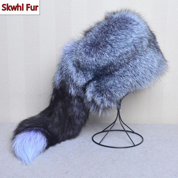 berets winter men fur cap real genuine natural hat headgear russian outdoor man beanies warm fashion bomber, Blue;gray
berets winter men fur cap real genuine natural hat headgear russian outdoor man beanies warm fashion bomber, Blue;gray