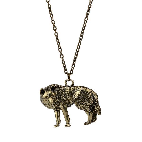 pendant necklaces creative vintage bronze color wolf model necklace amulet animal fashion men gifts jewelry, Silver
pendant necklaces creative vintage bronze color wolf model necklace amulet animal fashion men gifts jewelry, Silver