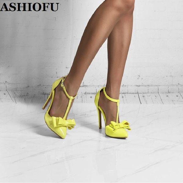 dress shoes ashiofu 2021 real pictures women's high heels pumps t-strap butterfly-knot party prom daily wear fashion, Black
dress shoes ashiofu 2021 real pictures women's high heels pumps t-strap butterfly-knot party prom daily wear fashion, Black