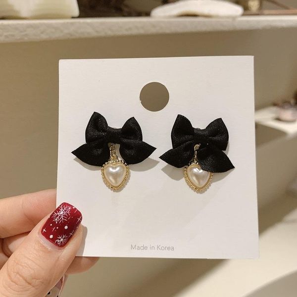 dangle & chandelier 2021 fashion women's earrings sweet cute black bowknot pearl for women party girl jewelry gifts wholesale, Silver
dangle & chandelier 2021 fashion women's earrings sweet cute black bowknot pearl for women party girl jewelry gifts wholesale, Silver