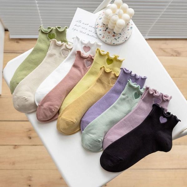 socks & hosiery 5 pairs women set kawaii harajuku japanese style curled selvage with hearts embroidery soft cotton candy color, Black;white
socks & hosiery 5 pairs women set kawaii harajuku japanese style curled selvage with hearts embroidery soft cotton candy color, Black;white