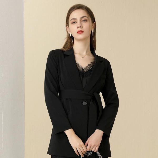 women's suits & blazers pure color charge show thin waist a grain of buckle commuter long-sleeved jacket female temperament, White;black
women's suits & blazers pure color charge show thin waist a grain of buckle commuter long-sleeved jacket female temperament, White;black