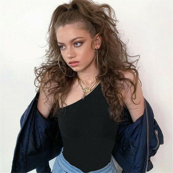 women's jumpsuits & rompers women one shoulder bodysuits sleeveless club streetwear summer, Black;white
women's jumpsuits & rompers women one shoulder bodysuits sleeveless club streetwear summer, Black;white