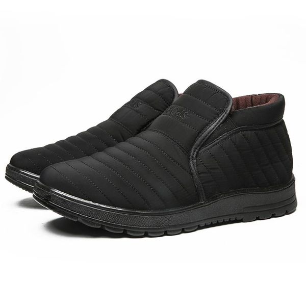 boots brand men snow fashion winter plush warm ankle boot outdoor slip on flats shoes waterproof snowboots size 39-44, Black
boots brand men snow fashion winter plush warm ankle boot outdoor slip on flats shoes waterproof snowboots size 39-44, Black