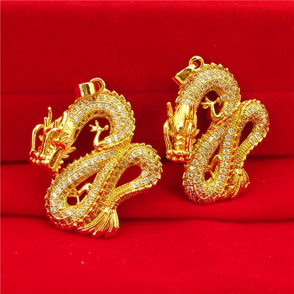 micro zircon inlaid dragon pendant chain necklace 18k yellow gold filled men jewelry cool gift, Silver
micro zircon inlaid dragon pendant chain necklace 18k yellow gold filled men jewelry cool gift, Silver
