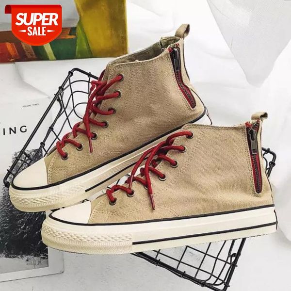 men high canvas sneakers side zipper trainers running shoes breathable comfortable walking outdoor flat sneaker tennis shoe #sb3n
men high canvas sneakers side zipper trainers running shoes breathable comfortable walking outdoor flat sneaker tennis shoe #sb3n