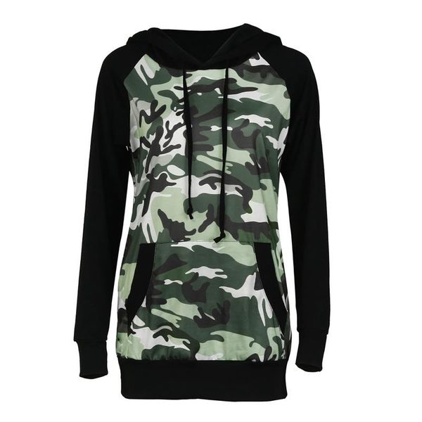 women's hoodies & sweatshirts long sleeve splice patchwork camouflage hoodie sweatshirt lady pullovers winter hooded 2021 women, Black
women's hoodies & sweatshirts long sleeve splice patchwork camouflage hoodie sweatshirt lady pullovers winter hooded 2021 women, Black