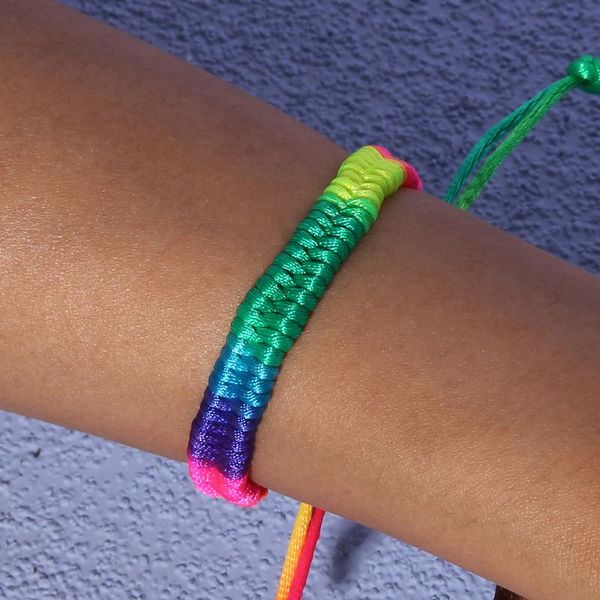 charm bracelets bl320 limeng jewelry fashion rainbow braided bracelet women's style european and american multicolor women, Golden;silver
charm bracelets bl320 limeng jewelry fashion rainbow braided bracelet women's style european and american multicolor women, Golden;silver