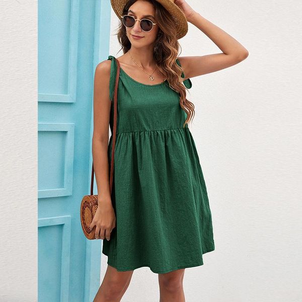 casual dresses fashion cotton linen women dress solid color spaghetti strap summer pocket mini plus size 120842wla, Black;gray
casual dresses fashion cotton linen women dress solid color spaghetti strap summer pocket mini plus size 120842wla, Black;gray