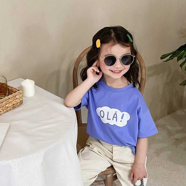 korean style boys and girls letter printing short sleeve t shirts cute children cotton loose tees 210615, Blue
korean style boys and girls letter printing short sleeve t shirts cute children cotton loose tees 210615, Blue