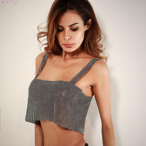 women's tanks & camis nightclub metal camisole tank tees tube bandage halter backless glitter shoulder solid crop women t shirt, White
women's tanks & camis nightclub metal camisole tank tees tube bandage halter backless glitter shoulder solid crop women t shirt, White