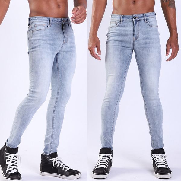 mens new fashion skinny jeans slim fit pant denim pant long jeans long trouser male pants, Blue
mens new fashion skinny jeans slim fit pant denim pant long jeans long trouser male pants, Blue