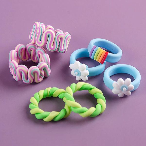 wedding rings 2021 cartoon handmade soft ceramic ring summer fashion colorful rainbow irregular round female gift, Slivery;golden
wedding rings 2021 cartoon handmade soft ceramic ring summer fashion colorful rainbow irregular round female gift, Slivery;golden
