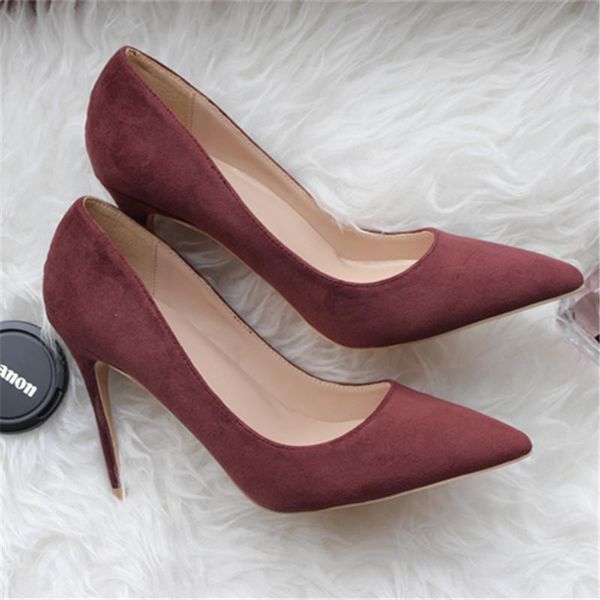 fashion women lady burgundy velvet leather poined toe stiletto high heel pump high-heeled shoe wedding dress shoes, Black
fashion women lady burgundy velvet leather poined toe stiletto high heel pump high-heeled shoe wedding dress shoes, Black