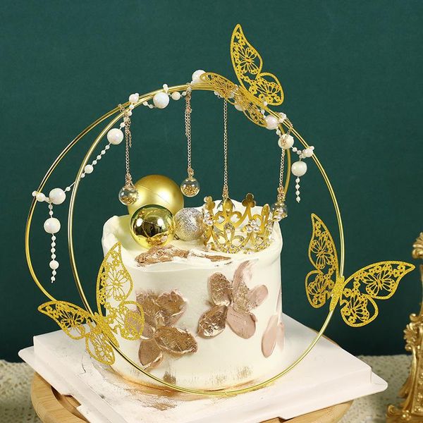 other event & party supplies 1set cake er pendant golde gauze butterfly feather ring brilliant wedding decoration for happy birthday
other event & party supplies 1set cake er pendant golde gauze butterfly feather ring brilliant wedding decoration for happy birthday
