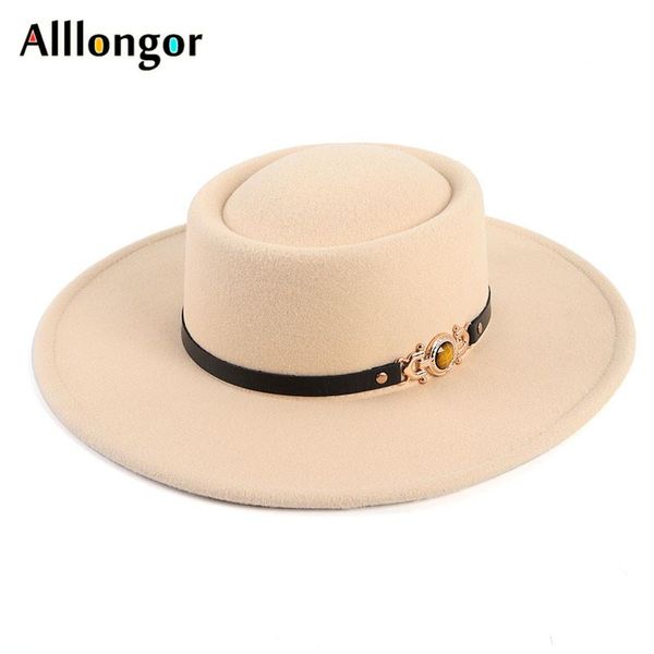 stingy brim hats 9cm big wide fedora hat women fashion 2021 autumn winter womens felt wool british style vintage jazz cap, Blue;gray
stingy brim hats 9cm big wide fedora hat women fashion 2021 autumn winter womens felt wool british style vintage jazz cap, Blue;gray