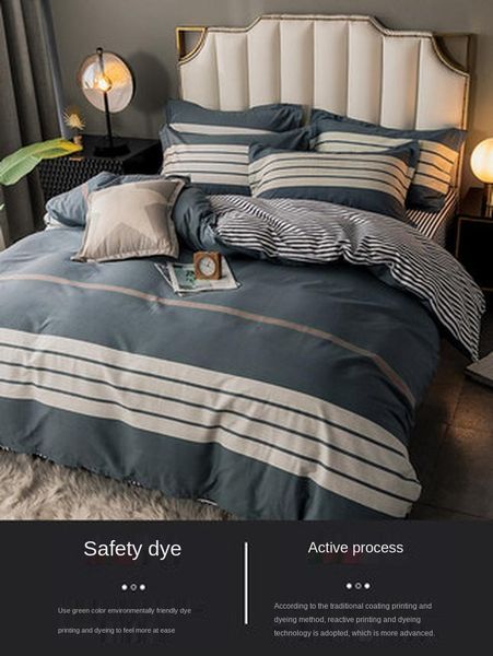 bedding sets four-piece cotton 100 bed ins style nordic quilt cover high-end simple and fashionable home
bedding sets four-piece cotton 100 bed ins style nordic quilt cover high-end simple and fashionable home