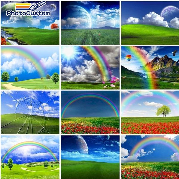 paintings pocustom oil rainbow landscape painting by numbers handpainted zero basis wall home decor gift kits art
paintings pocustom oil rainbow landscape painting by numbers handpainted zero basis wall home decor gift kits art