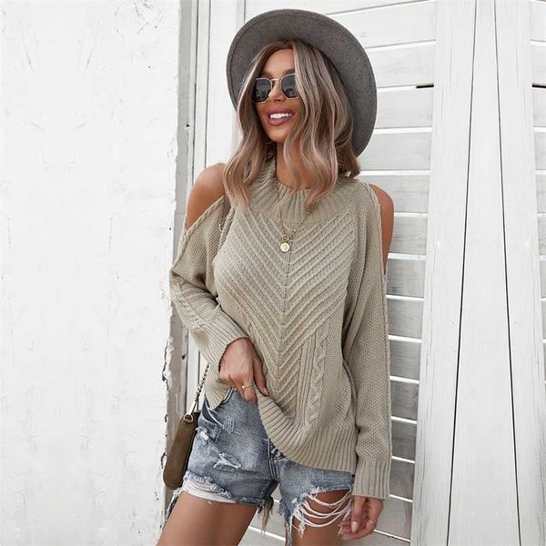 autumn winter solid color off shoulder pullover sweater women long sleeved thick stitch knitted all match jumpers 211011, White;black
autumn winter solid color off shoulder pullover sweater women long sleeved thick stitch knitted all match jumpers 211011, White;black