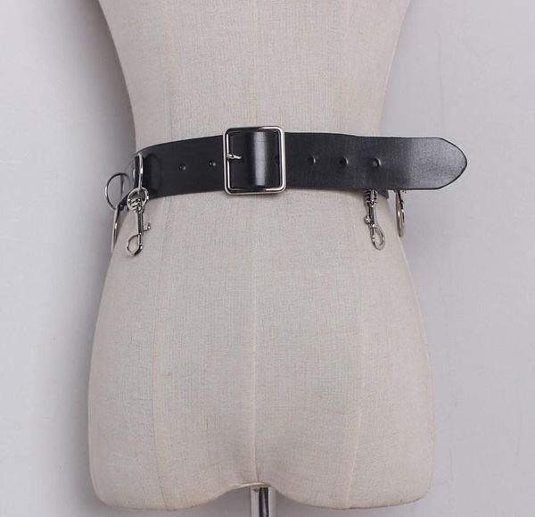belts black leather metal buckle personality belt women's casual fashion all-match handsome street girdle, Black;brown
belts black leather metal buckle personality belt women's casual fashion all-match handsome street girdle, Black;brown