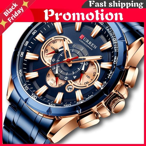 wristwatches men's watch big dial blue quartz men watches chronograph sport wristwatch man stainless steel date clock, Slivery;brown
wristwatches men's watch big dial blue quartz men watches chronograph sport wristwatch man stainless steel date clock, Slivery;brown