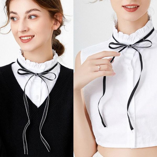 neck ties ruffle bow false collar sweater pleated collars detachable sweet half shirt fake decorative blouse dickey, Blue;purple
neck ties ruffle bow false collar sweater pleated collars detachable sweet half shirt fake decorative blouse dickey, Blue;purple