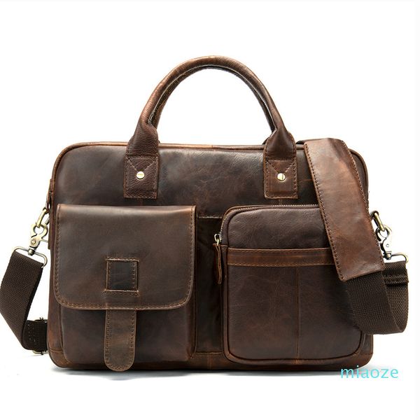 men's briefcase men's bag genuine leather lapbag leather totes briefcases for document a4 shoulder computer bags 8503
men's briefcase men's bag genuine leather lapbag leather totes briefcases for document a4 shoulder computer bags 8503