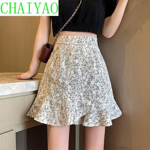 women's shorts floral skirt a-line short summer 2021 fashion high waist design feeling package hip fishtail, White;black
women's shorts floral skirt a-line short summer 2021 fashion high waist design feeling package hip fishtail, White;black