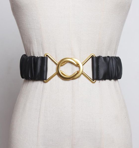 belts est metal buckle decoration dress elastic wide belt women simple all matching skirt sheepskin, Black;brown
belts est metal buckle decoration dress elastic wide belt women simple all matching skirt sheepskin, Black;brown