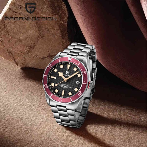 2021 new pagani design automatic watches luxury brand men mechanical wristwatches waterproof stainless steel orologio uomo, Silver
2021 new pagani design automatic watches luxury brand men mechanical wristwatches waterproof stainless steel orologio uomo, Silver