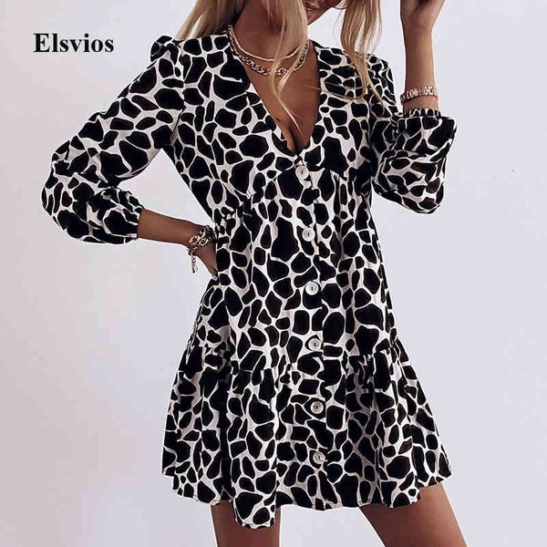casual dresses lady v neck button party 2021 spring elegant leopard dot print shirt women long sleeve loose mini m3cj, Black;gray
casual dresses lady v neck button party 2021 spring elegant leopard dot print shirt women long sleeve loose mini m3cj, Black;gray