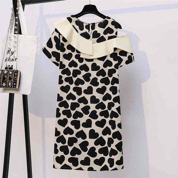 summer women dress plus size s-3xl loose love pattern printted o-neck ruffles short sleeve above knee 210602, White
summer women dress plus size s-3xl loose love pattern printted o-neck ruffles short sleeve above knee 210602, White