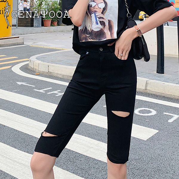 genayooa plus size korean high waist biker women black spandex denim shorts jeans summer streetwear short feminino 210417, White;black
genayooa plus size korean high waist biker women black spandex denim shorts jeans summer streetwear short feminino 210417, White;black