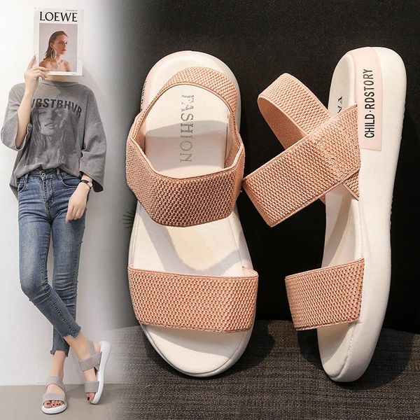 sandals 2021 korean women's summer fashion flat bottomed beach shoes elastic band hollow out slippers female, Black
sandals 2021 korean women's summer fashion flat bottomed beach shoes elastic band hollow out slippers female, Black