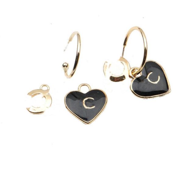 summer fashion high-quality luxury double-layer black love jewelry electroplating letter heart-shaped earrings geometric pattern ladies pend, Silver
summer fashion high-quality luxury double-layer black love jewelry electroplating letter heart-shaped earrings geometric pattern ladies pend, Silver